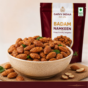 Crunch into Premium Badam Namkeen